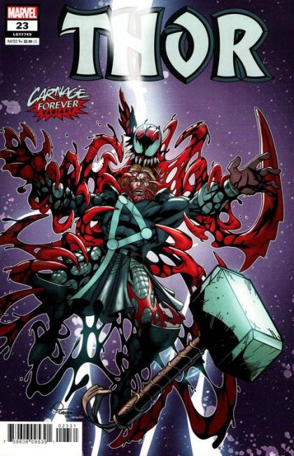Thor, Vol. 6 #23C Logan Lubera Carnage Forever Cover