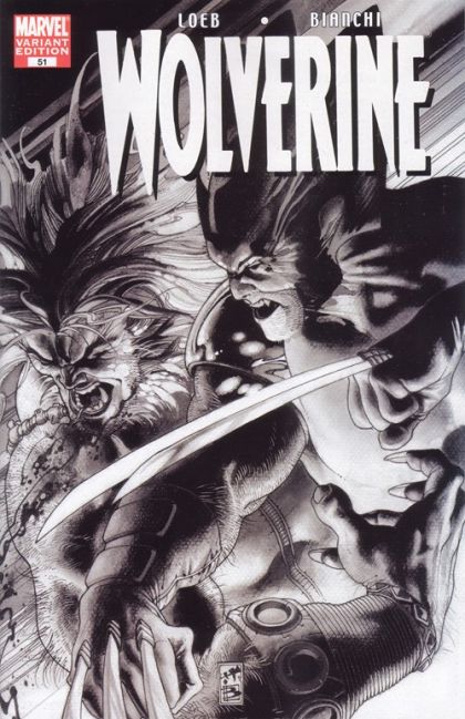 Wolverine, Vol. 3 #51B Black & White Edition