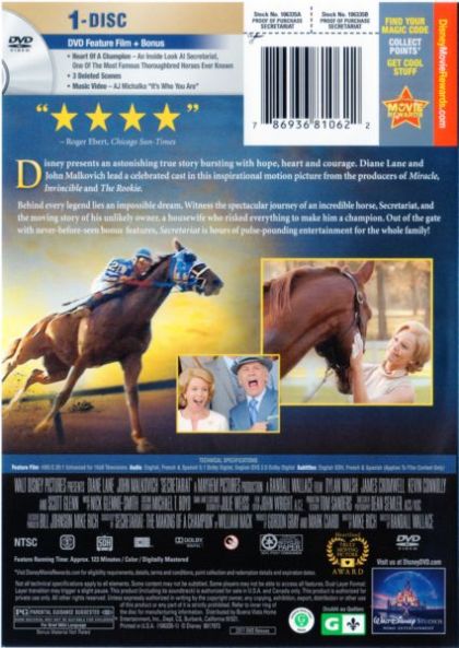 Secretariat (2010) - DVD