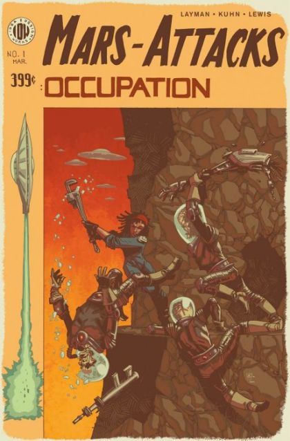 Mars Attacks: Occupation #1D Incentive Andy Kuhn EC Homage Variant Cover