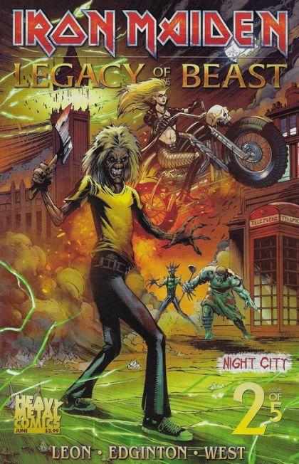 Iron Maiden: Legacy of The Beast, Vol. 2 #2A Richard Friend Regular Cover