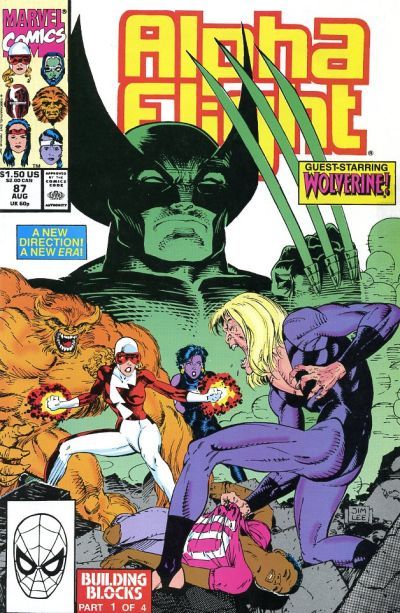Alpha Flight, Vol. 1 #87A Jim Lee Regular Cover