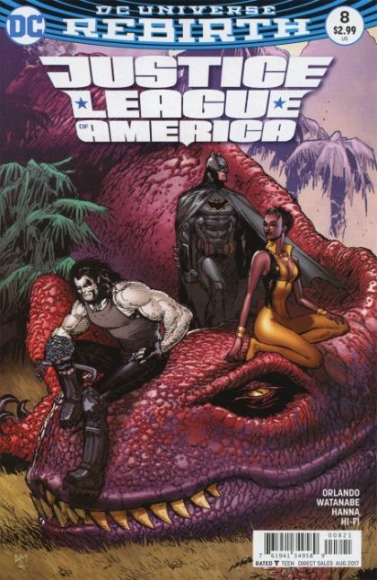 Justice League Of America, Vol. 5 #8B Variant Doug Mahnke Cover
