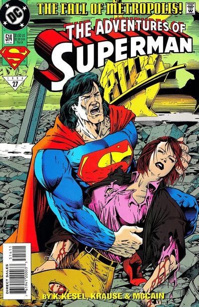 The Adventures of Superman #514A Direct Edition