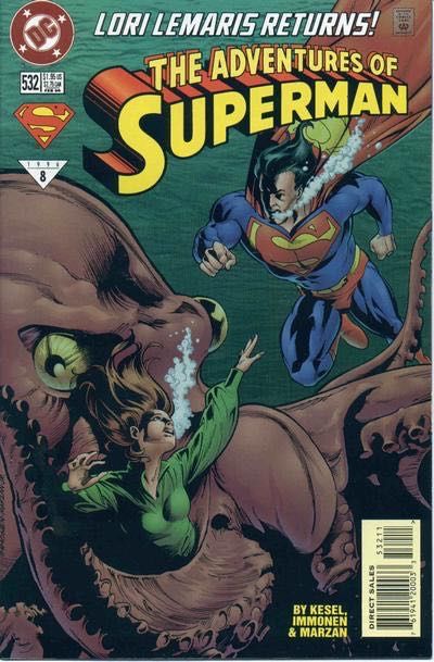 The Adventures of Superman #532A Direct Edition