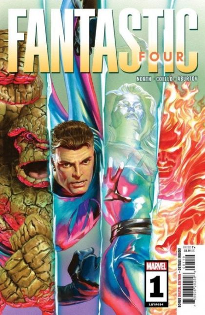 Fantastic Four, Vol. 7 #1P Alex Ross Split Variant