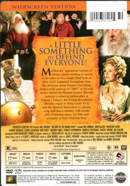 History of the World: Part I (1981) - DVD