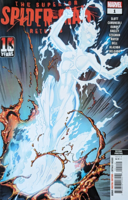 The Superior Spider-Man Returns #1I 2nd Printing Mark Bagley