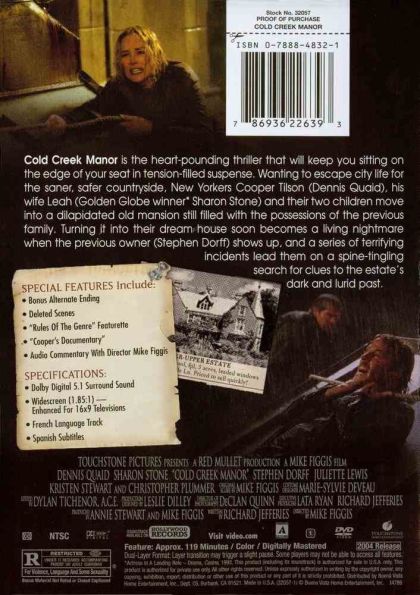 Cold Creek Manor (2003) - DVD