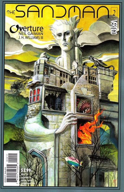 The Sandman: Overture #2A J.H. Williams III Cover