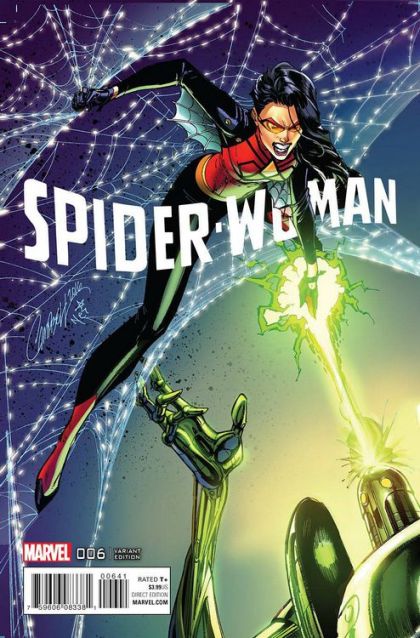 Spider-Woman, Vol. 6 #6D Variant J Scott Campbell Connecting D Cover