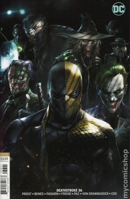Deathstroke, Vol. 4 #36B Variant Francesco Mattina Cover