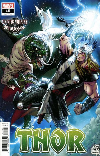 Thor, Vol. 6 #15C Variant Tony S Daniel Spider-Man Villains Cover