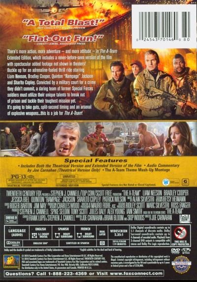 The A-Team (2010) Unrated Extended Cut - DVD