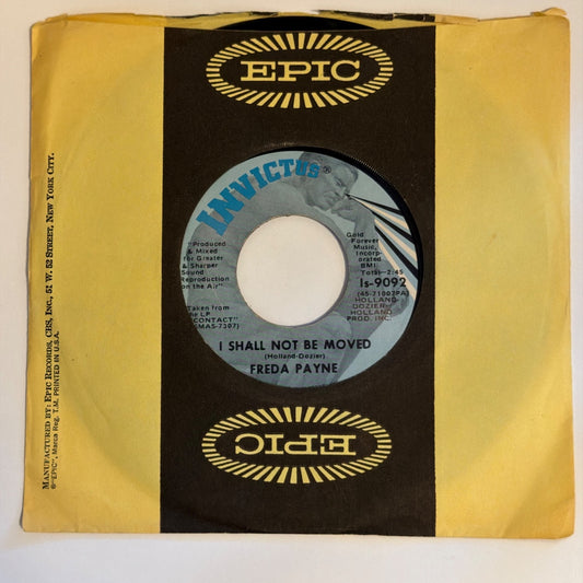 Freda Payne - Bring The Boys Home / I Shall Not Be Moved (1971) - Vinyl