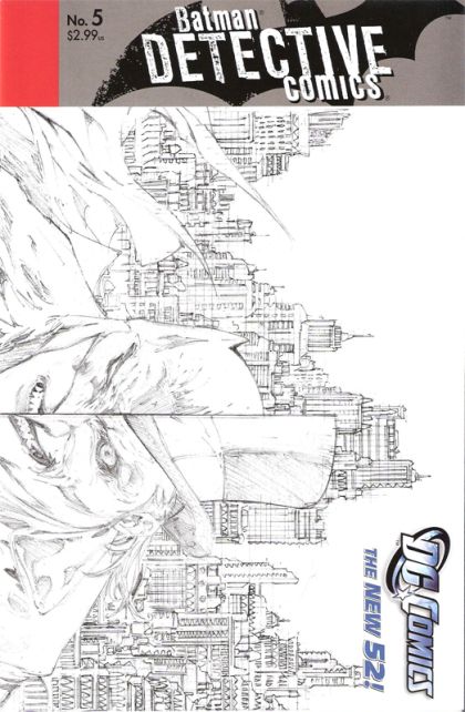 Detective Comics, Vol. 2 #5B Tony S. Daniel Incentive Sketch Variant (1:25)