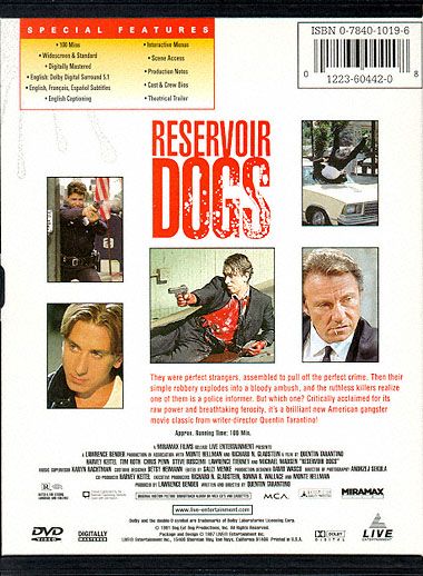 Reservoir Dogs (1992) - DVD