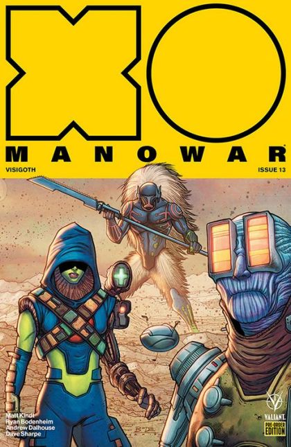 X-O Manowar, Vol. 4 #13E Pre-Order Edition Ryan Bodenheim Variant