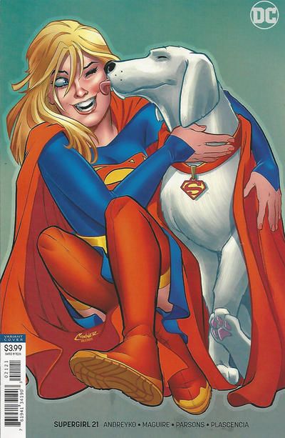 Supergirl, Vol. 7 #21B Amanda Conner Variant