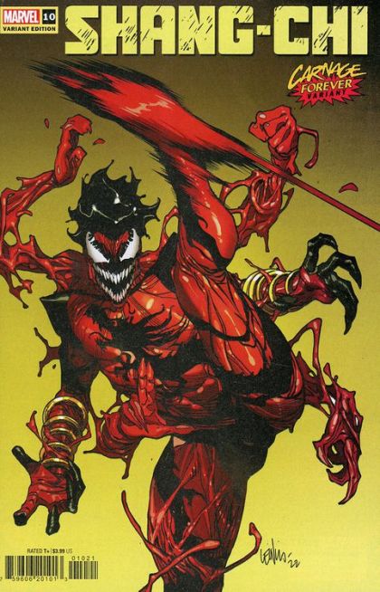 Shang-Chi, Vol. 2 #10B Leinil Francis Yu Carnage Forever Cover