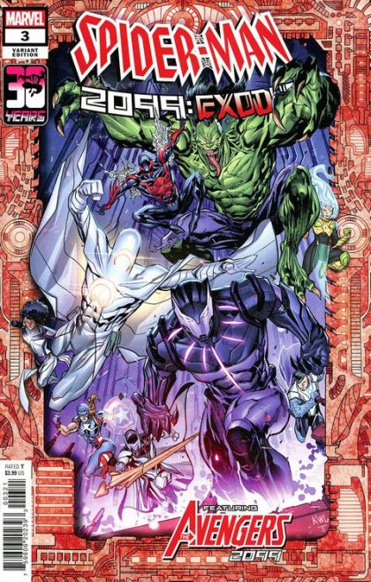 Spider-Man 2099: Exodus #3B Ken Lashley 2099 Frame Cover