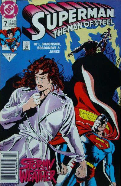 Superman: The Man of Steel #7B Newsstand Edition