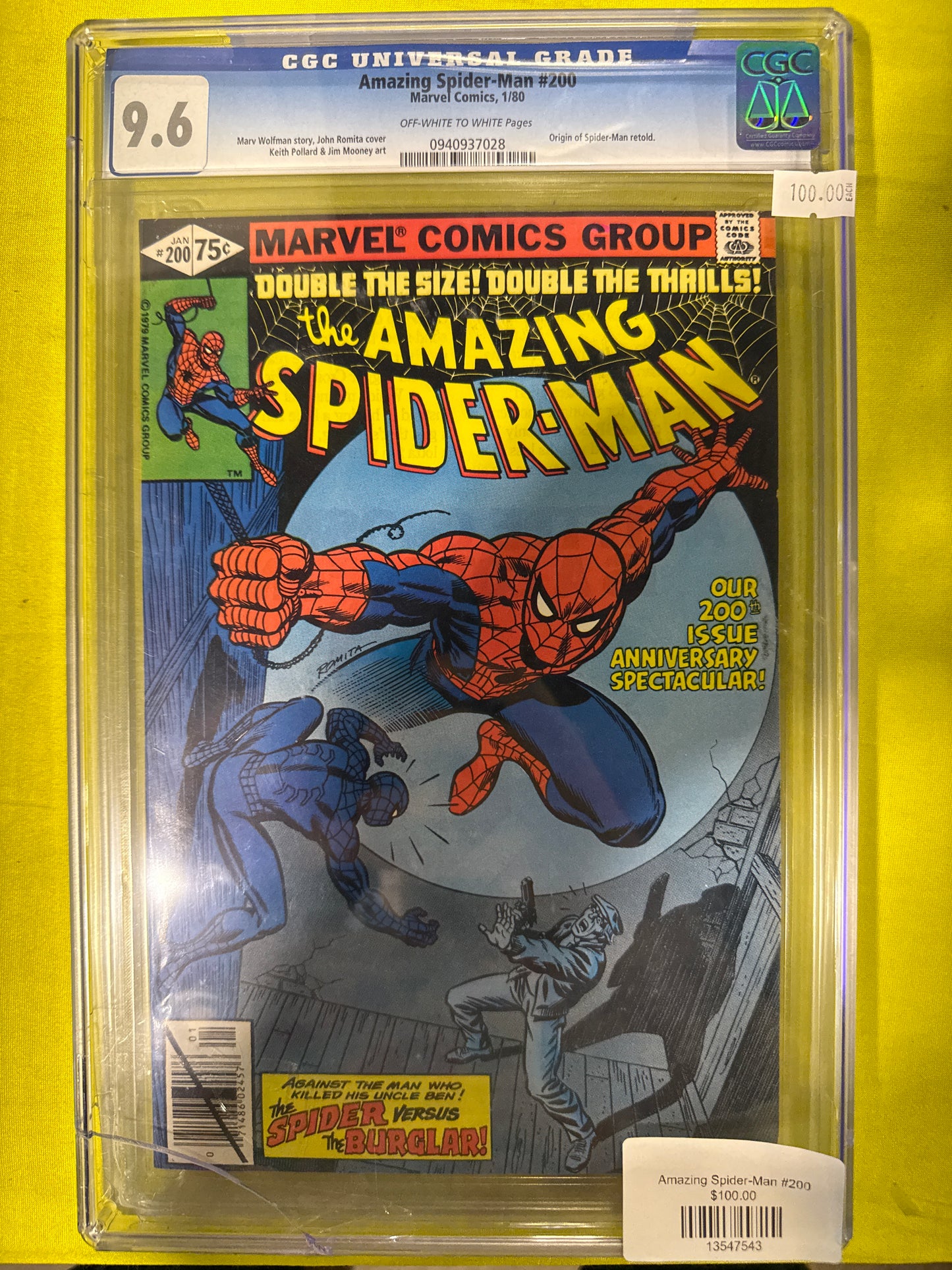 Amazing Spider-man #200 CGC 9.6