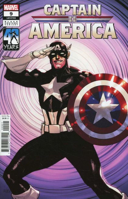 Captain America, Vol. 11 #9B Leinil Francis Yu Black Costume Variant