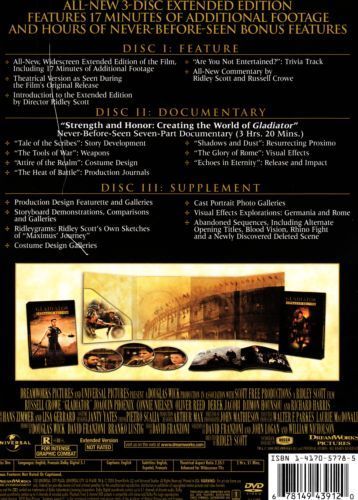Gladiator (2000) Extended Edition - DVD