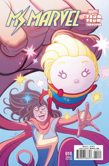 Ms. Marvel, Vol. 4 #10B Tradd Moore Marvel Tsum Tsum Takeover Variant
