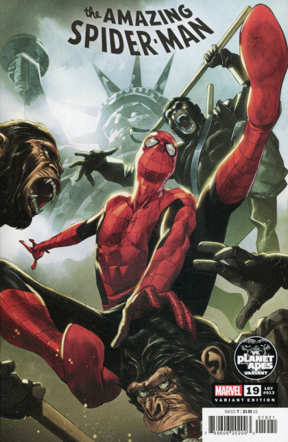 The Amazing Spider-Man, Vol. 6 #19B Francesco Mobili Planet Of The Apes Variant