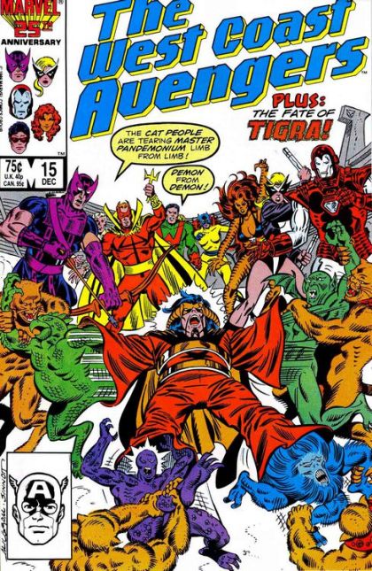 The West Coast Avengers, Vol. 2 #15A Direct Edition
