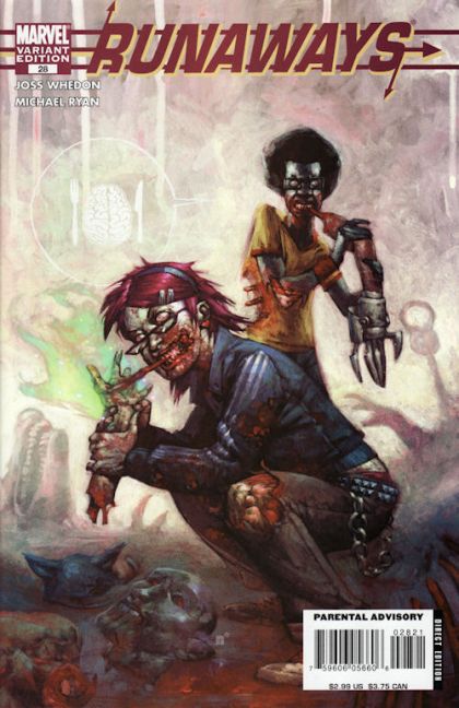 Runaways, Vol. 2 #28B Nic Klein Zombie Variant