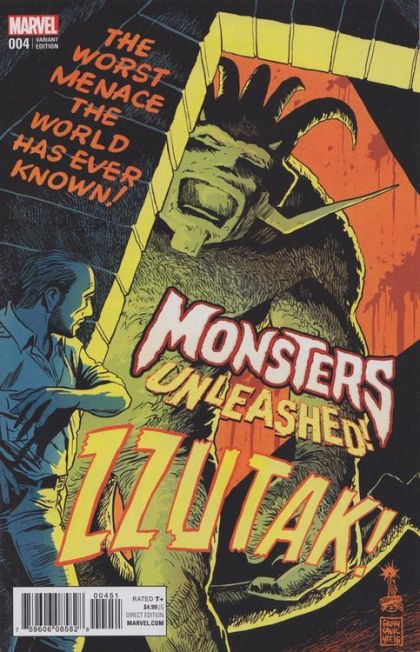 Monsters Unleashed, Vol. 2 #4E Variant Francesco Francavilla 1950s Movie Poster Cover