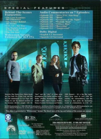 CSI: NY: Season 1 - DVD