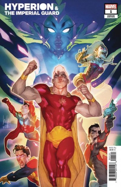 Heroes Reborn: Hyperion & The Imperial Guard #1B Variant Ben Caldwell Cover