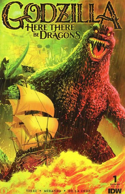 Godzilla: Here There Be Dragons #1A Inaki Miranda Regular
