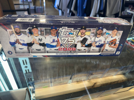 2026 Topps Baseball Factory Hobby Box 75th Anniversary Complete Set