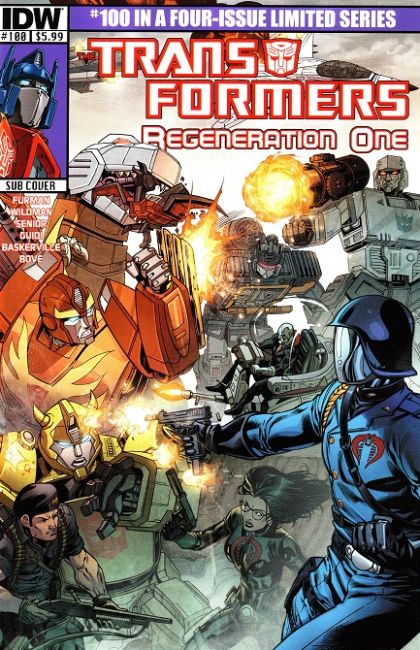 The Transformers: Regeneration One #100SUB Robert Atkins Cover