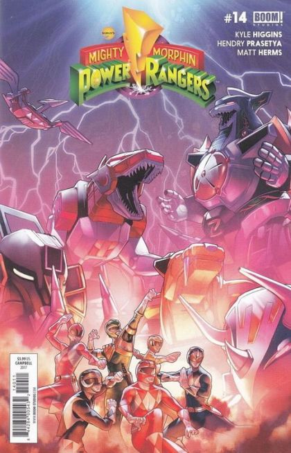 Mighty Morphin Power Rangers, Vol. 1 (Boom! Studios) #14A Jamal Campbell Regular