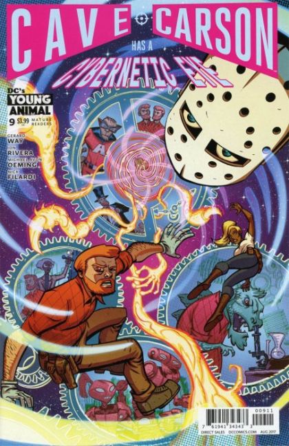 Cave Carson Has A Cybernetic Eye #9A Regular Michael Avon Oeming Cover
