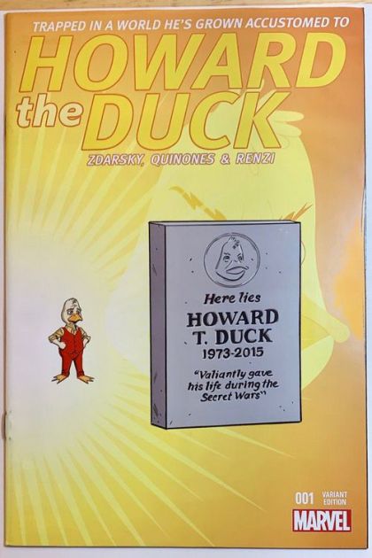 Howard the Duck, Vol. 4 #1M Evolution of Howard Variant Cover