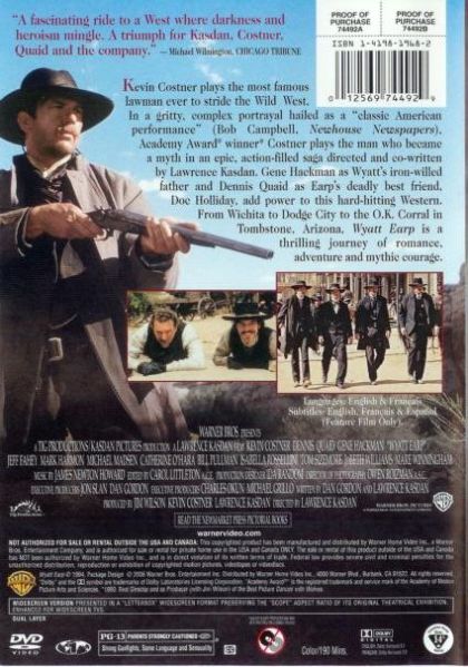 Wyatt Earp (1994) - DVD