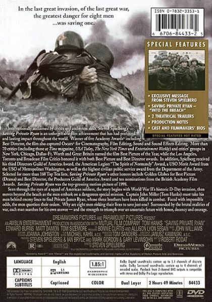 Saving Private Ryan (1998) - DVD