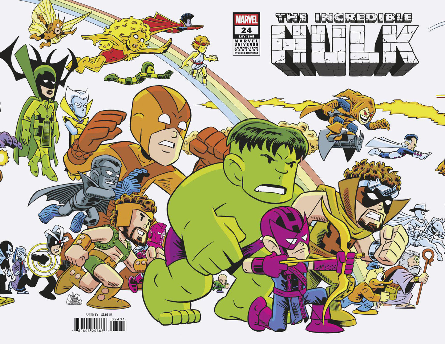 Incredible Hulk #24 Chris Giarrusso Marvel Universe Connecting Wrap Variant E