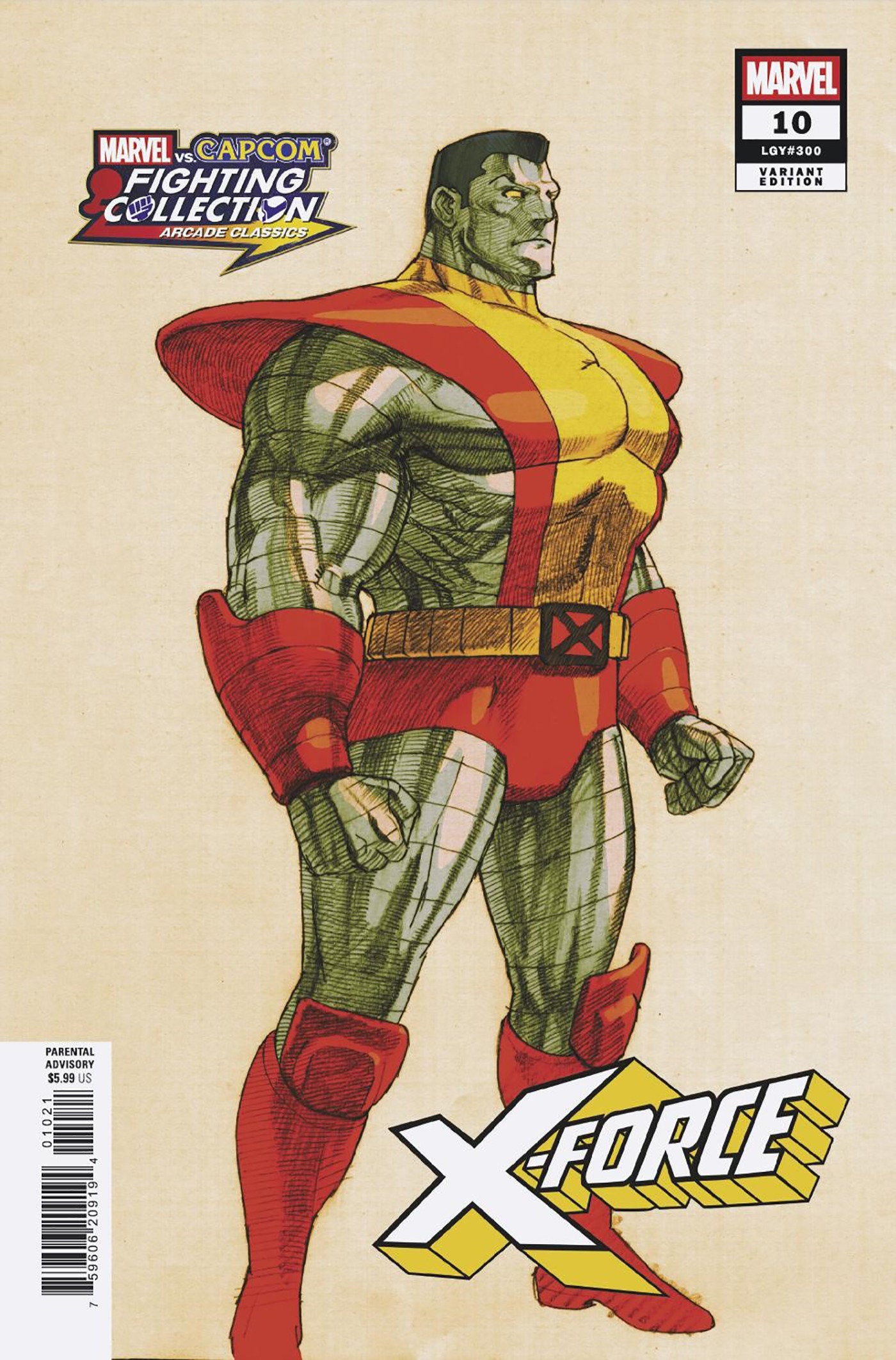 X Force #10 Bengus Marvel vs. Capcom Variant