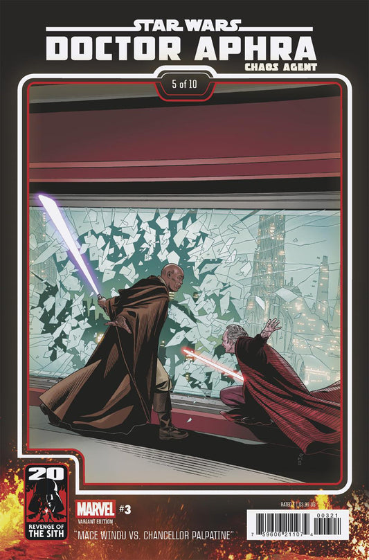 Star Wars: Doctor Aphra   Chaos Agent #3 Chris Sprouse Revenge Of The Sith 20 Th Anniversary Variant