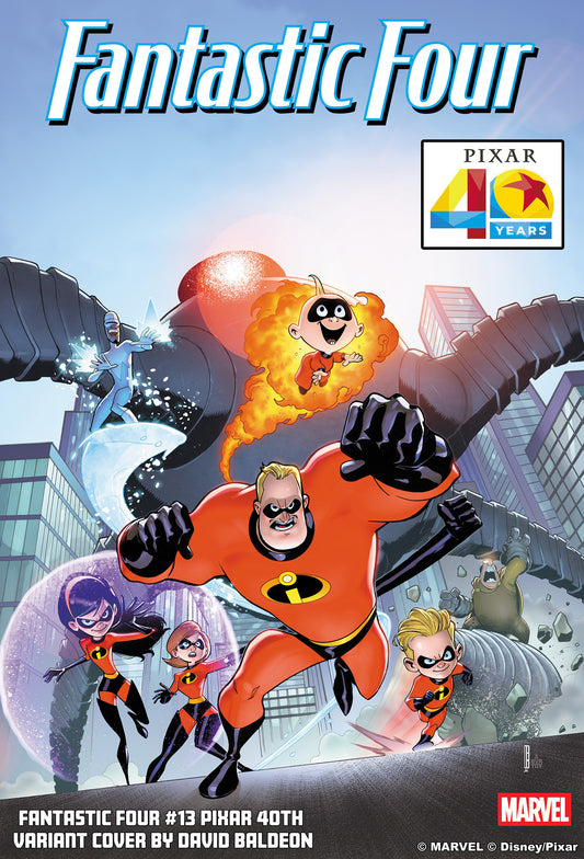 Fantastic Four #13 David Baldeon Pixar 40 Th Variant