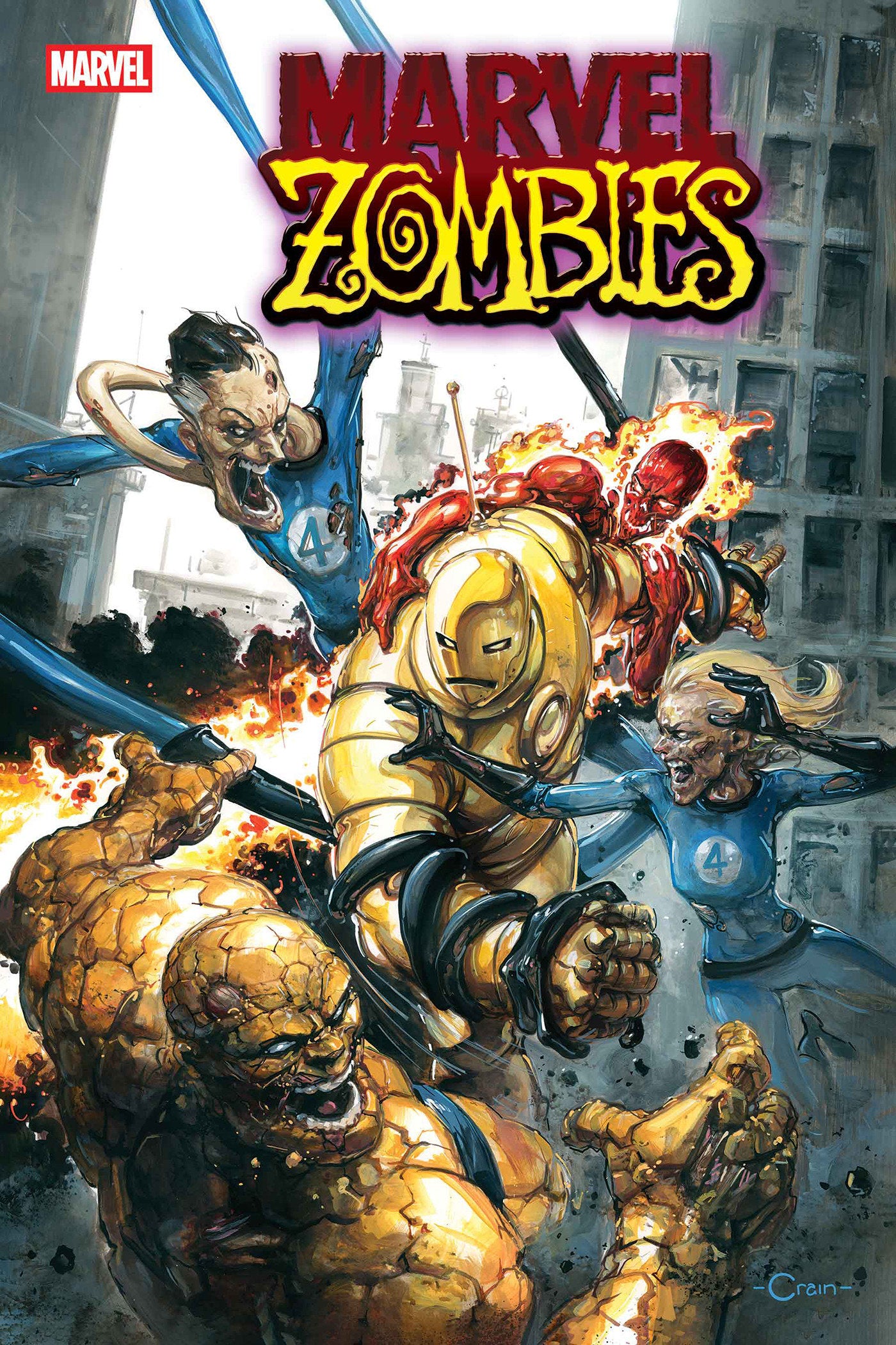 Marvel Zombies: Red Band #1 Clayton Crain Variant [Polybagged]