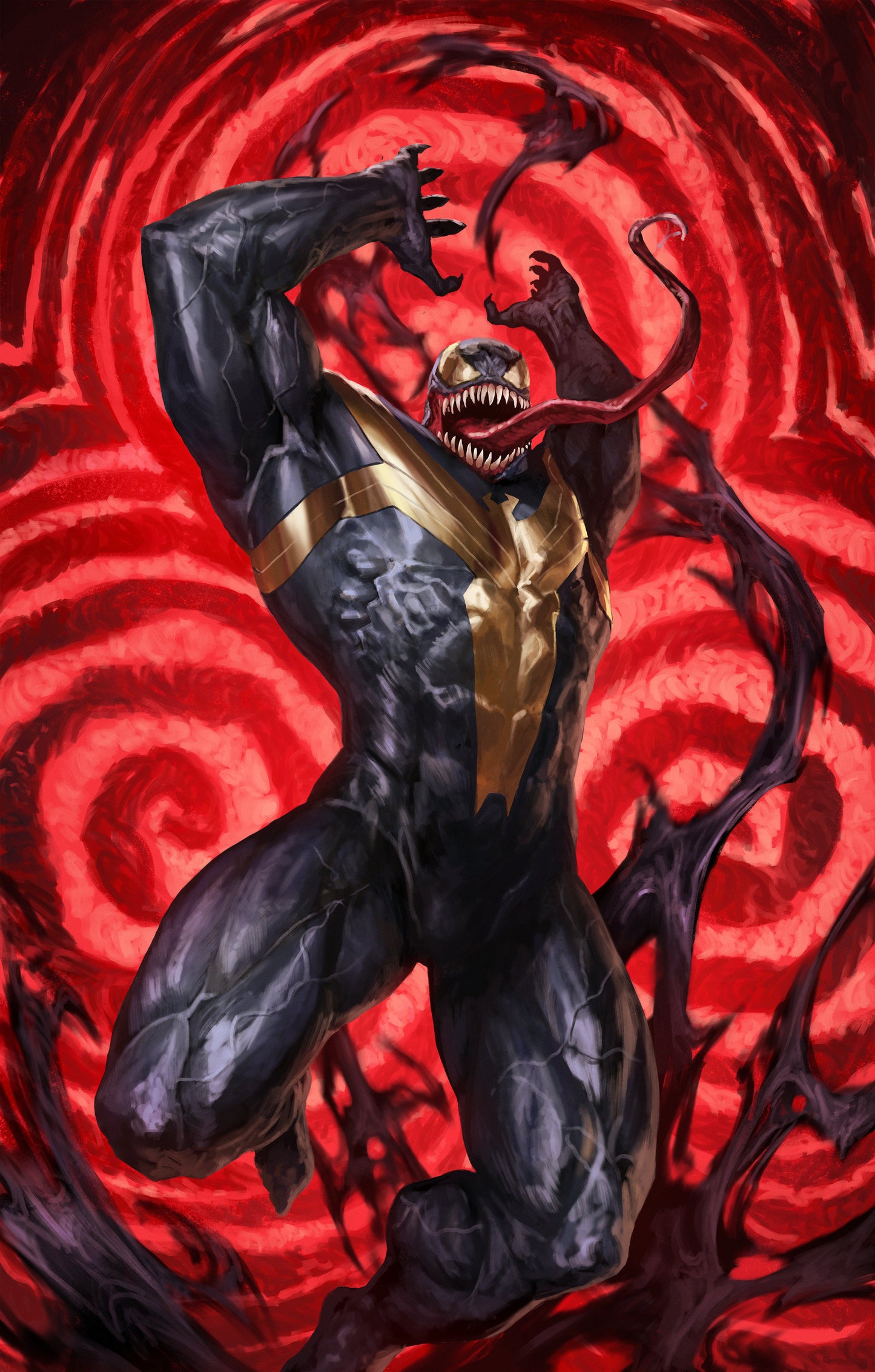 Amazing Spider-Man/Venom: Death Spiral #1 Skan Venom Full Art Variant [Ds]